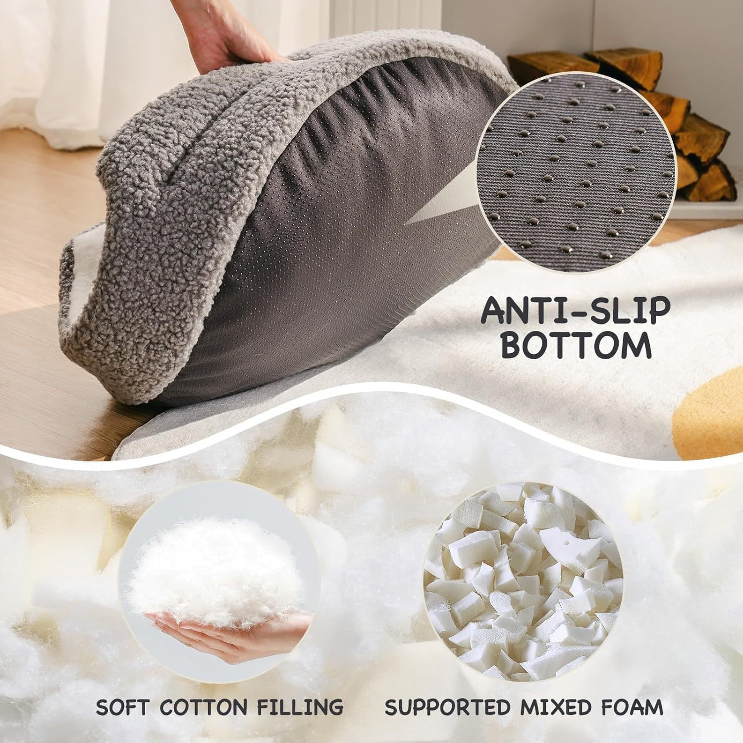 Comfy Pet Nest – Soft, Supportive Rest for Small Pets
