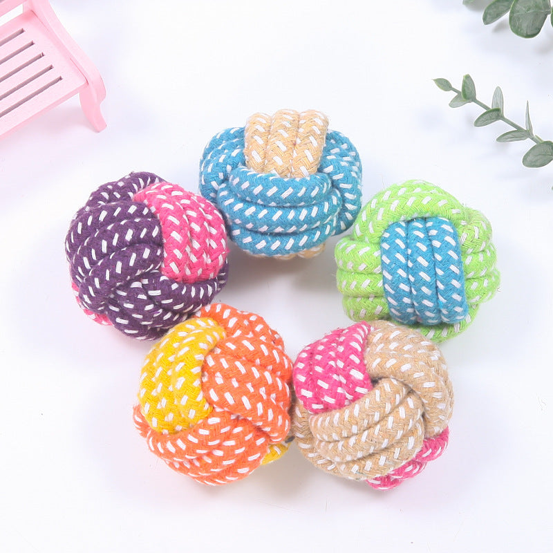 Cotton Rope Interactive Dog Toy – Clean & Playful Fun