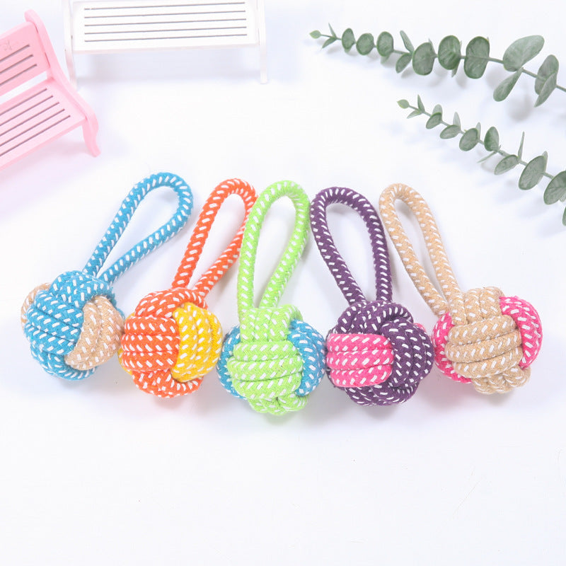 Cotton Rope Interactive Dog Toy – Clean & Playful Fun