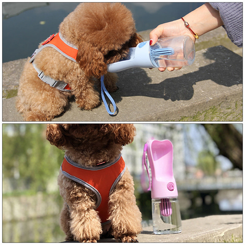 All-In-One Pet Water Bottle – Convenient & Leak Free
