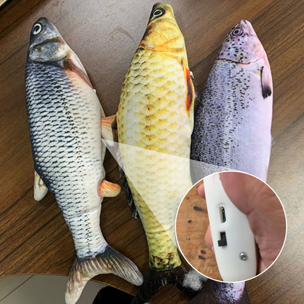 Electric Jumping Fish Toy – Endless Fun for Cats