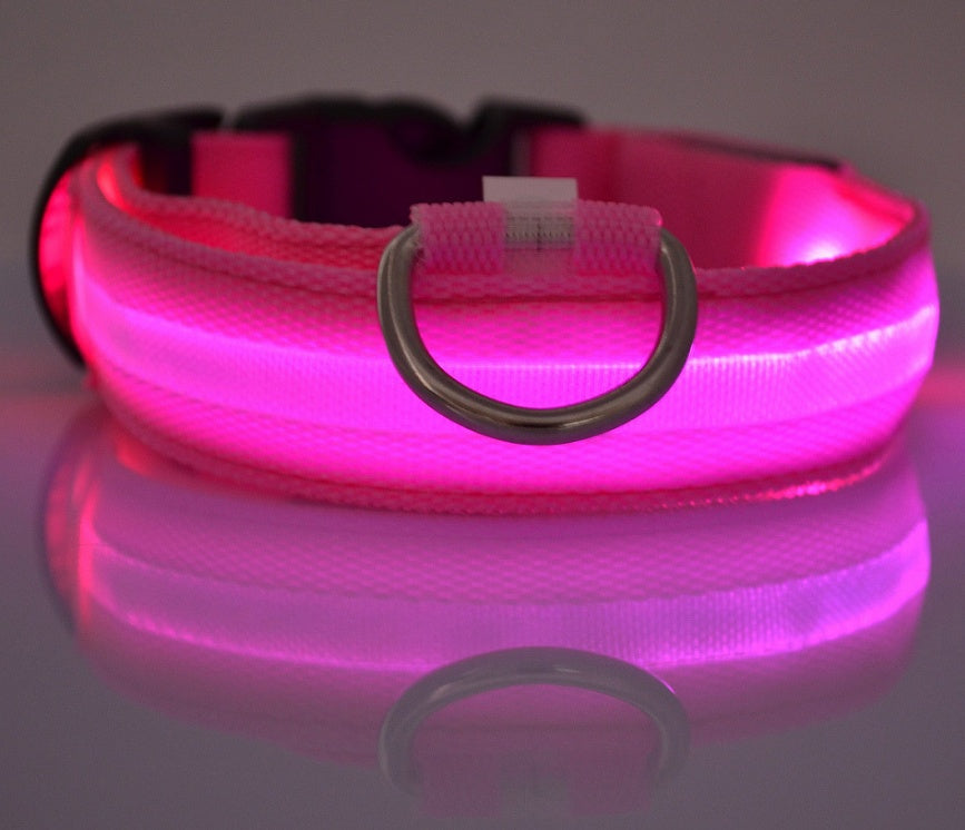 LED Glow Collar – Safe Night Walks for Pets