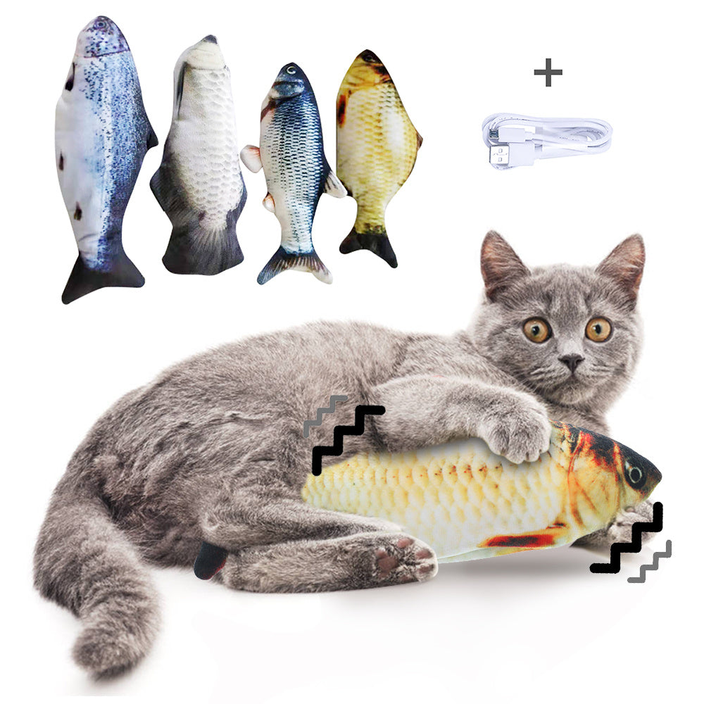 Electric Jumping Fish Toy – Endless Fun for Cats