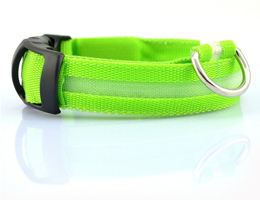 LED Glow Collar – Safe Night Walks for Pets