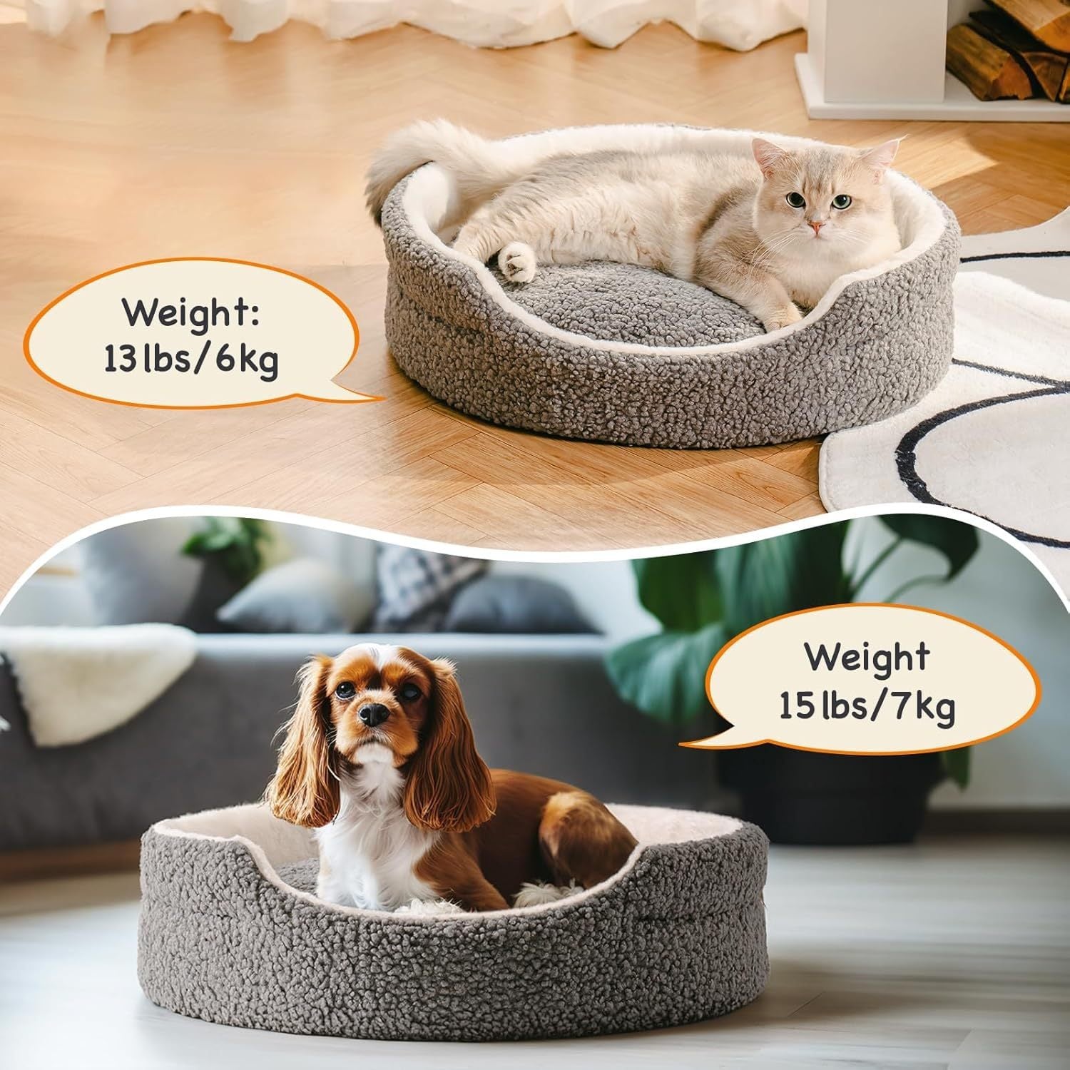 Comfy Pet Nest – Soft, Supportive Rest for Small Pets