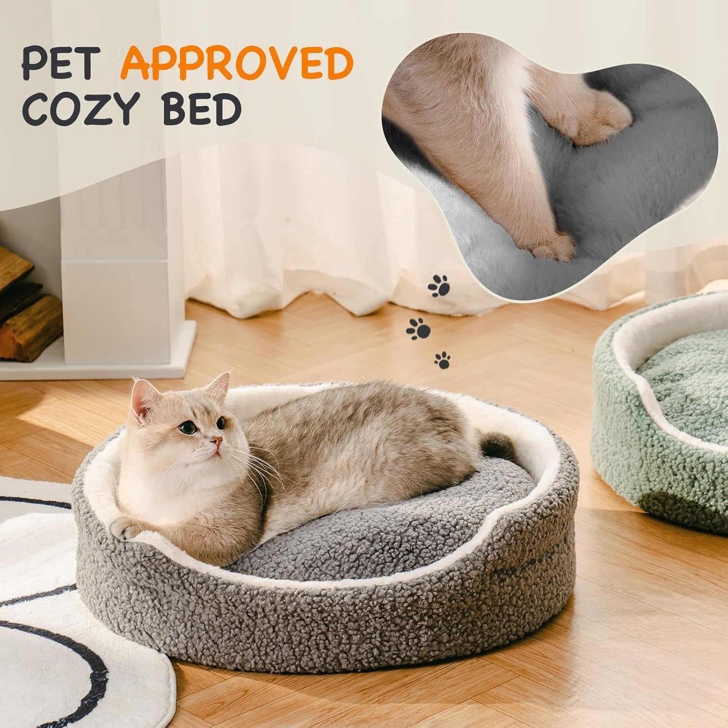 Comfy Pet Nest – Soft, Supportive Rest for Small Pets