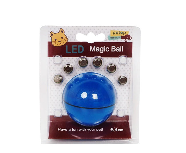 Interactive LED Rolling Ball – Stimulate and Entertain Pets