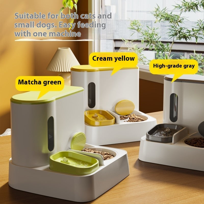 One Device Feeds & Hydrates – Dual Bowl Pet System