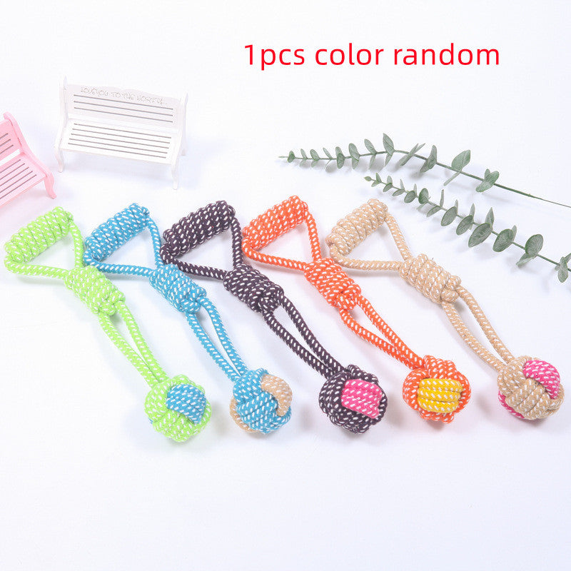 Cotton Rope Interactive Dog Toy – Clean & Playful Fun