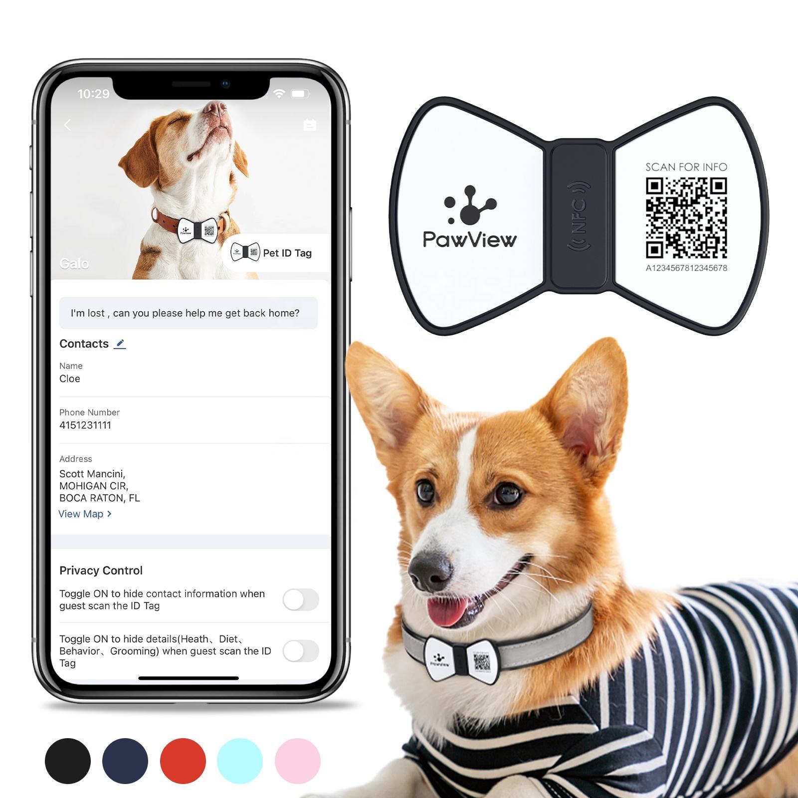 Smart Pet ID Tag – NFC & QR Info in One