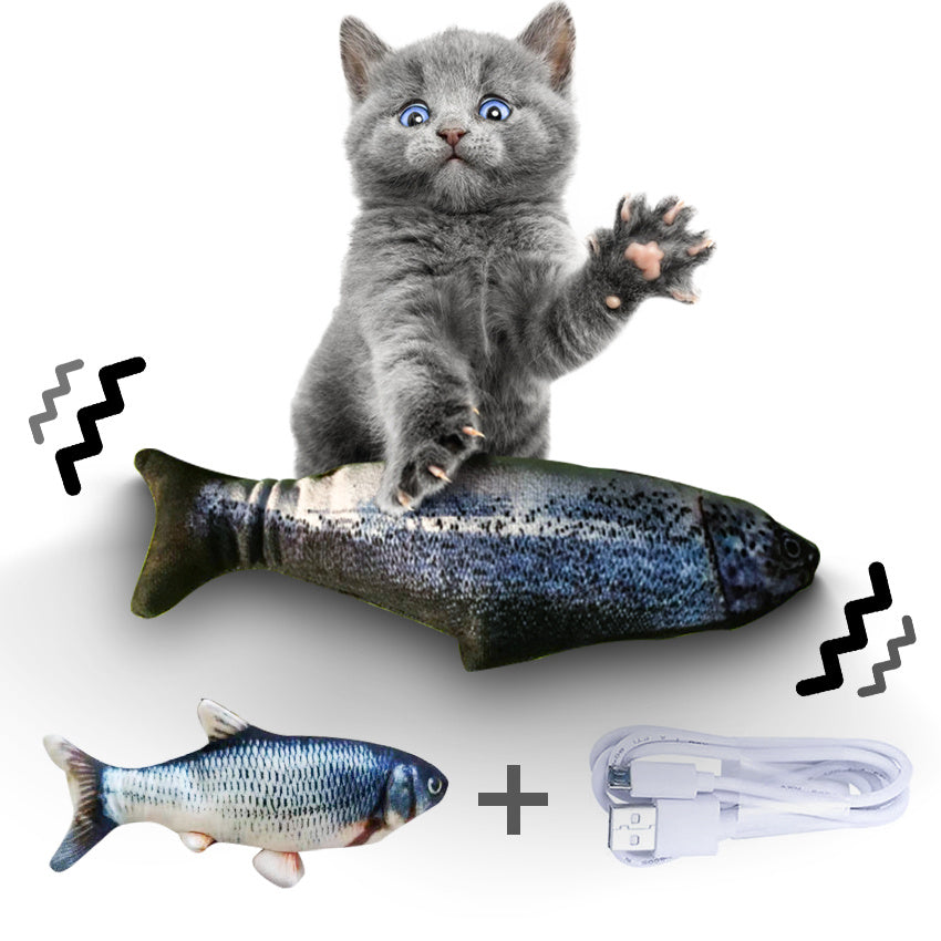 Electric Jumping Fish Toy – Endless Fun for Cats