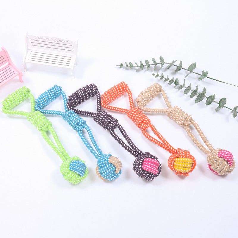 Cotton Rope Interactive Dog Toy – Clean & Playful Fun
