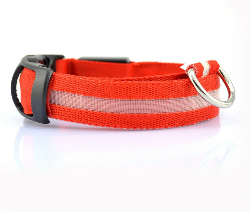 LED Glow Collar – Safe Night Walks for Pets