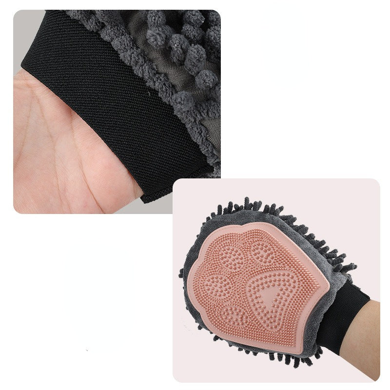 2-in-1 Pet Bath Glove – Wash, Massage & Shine!