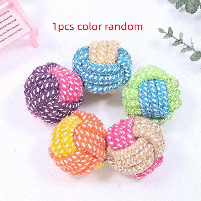 Cotton Rope Interactive Dog Toy – Clean & Playful Fun