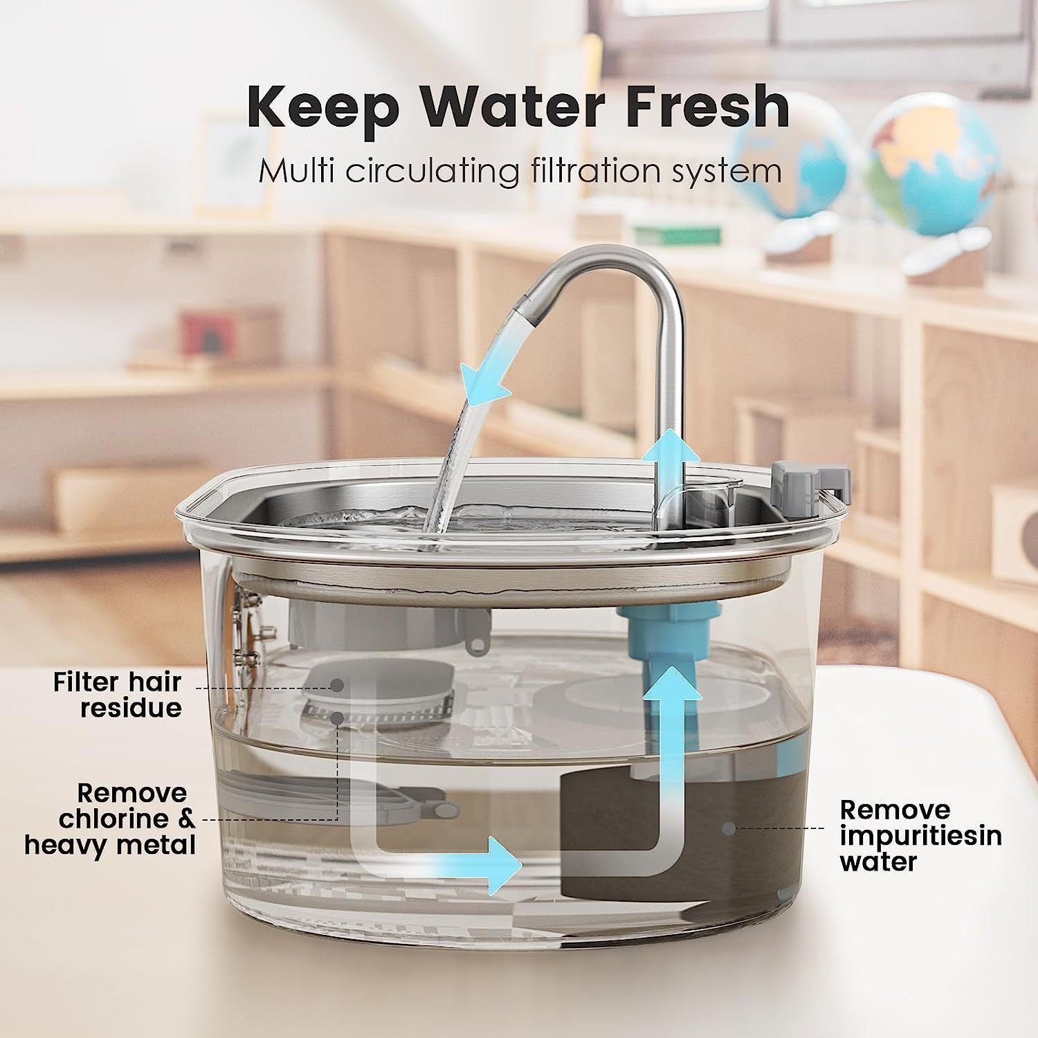 Hydration Station – Stainless Steel Water Dispenser for Pets