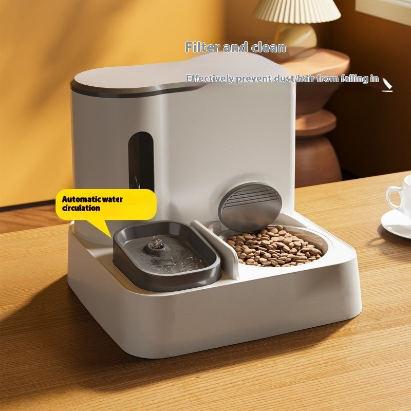 One Device Feeds & Hydrates – Dual Bowl Pet System