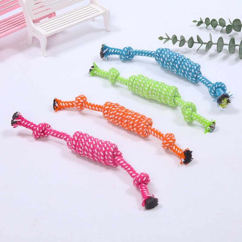 Cotton Rope Interactive Dog Toy – Clean & Playful Fun