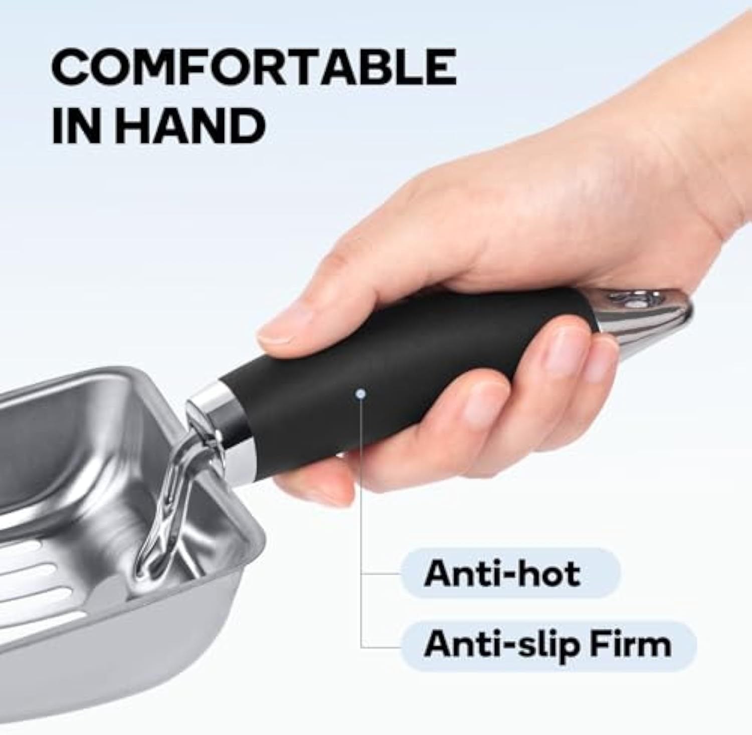 Stainless Steel Kitty Scoop – Durable & Reliable