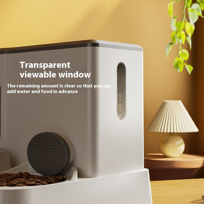 One Device Feeds & Hydrates – Dual Bowl Pet System