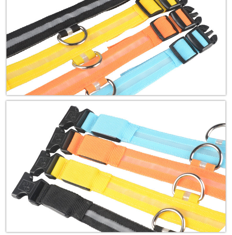 LED Glow Collar – Safe Night Walks for Pets
