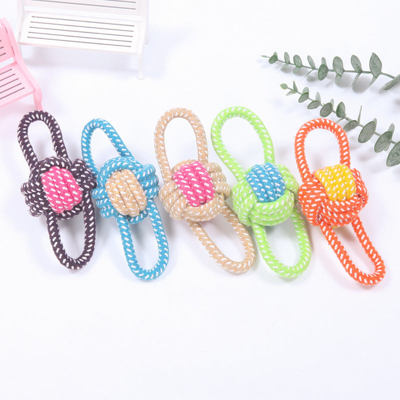 Cotton Rope Interactive Dog Toy – Clean & Playful Fun