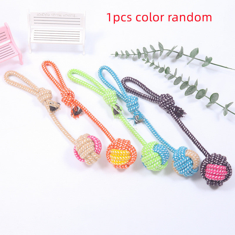 Cotton Rope Interactive Dog Toy – Clean & Playful Fun