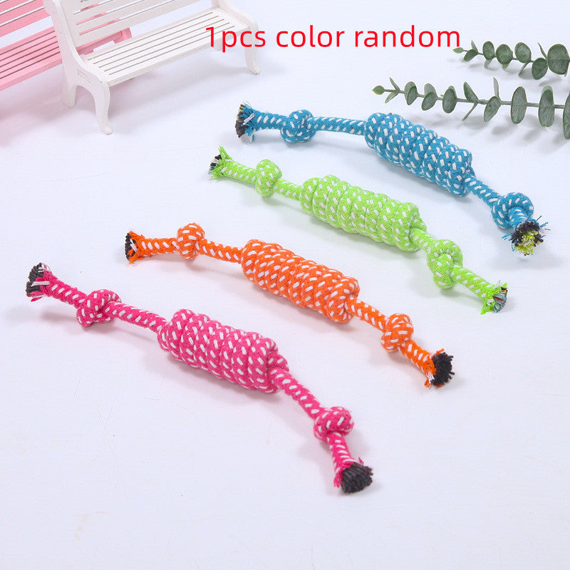 Cotton Rope Interactive Dog Toy – Clean & Playful Fun