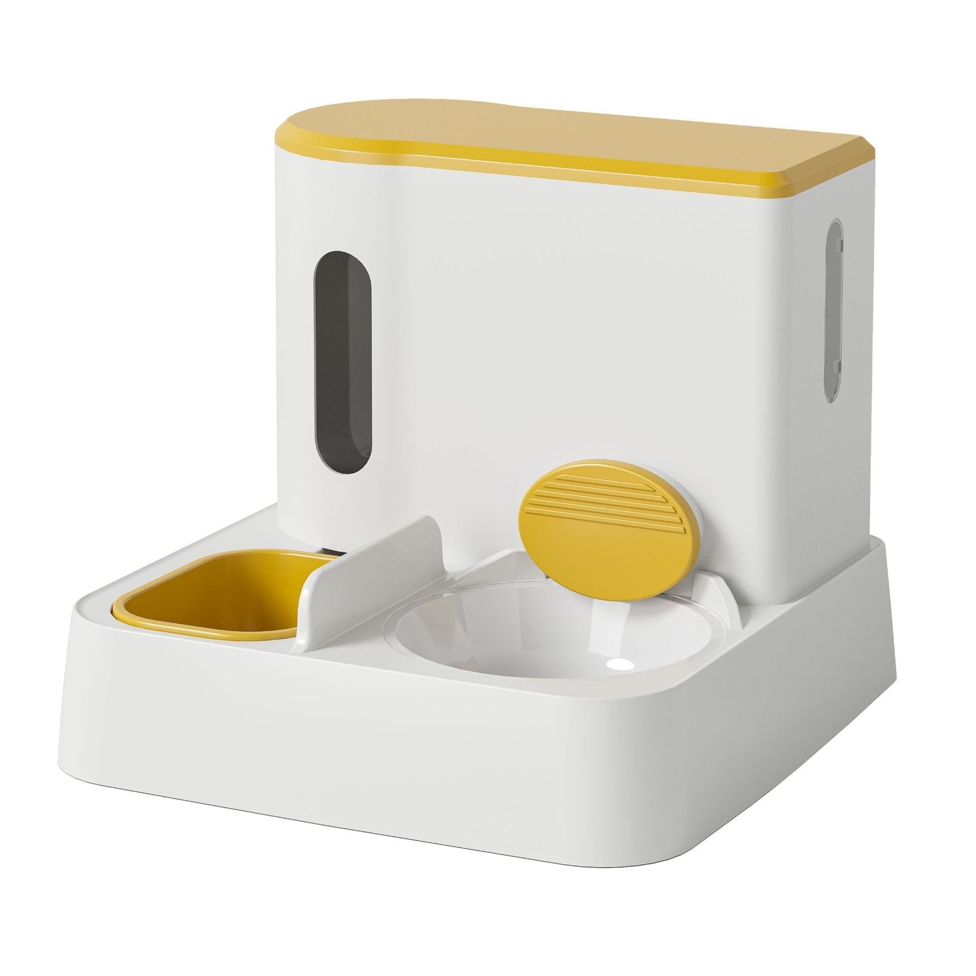 One Device Feeds & Hydrates – Dual Bowl Pet System