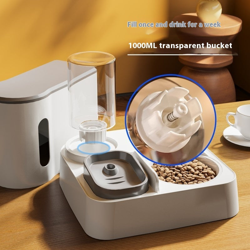 One Device Feeds & Hydrates – Dual Bowl Pet System