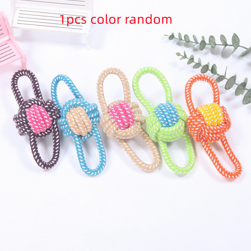 Cotton Rope Interactive Dog Toy – Clean & Playful Fun