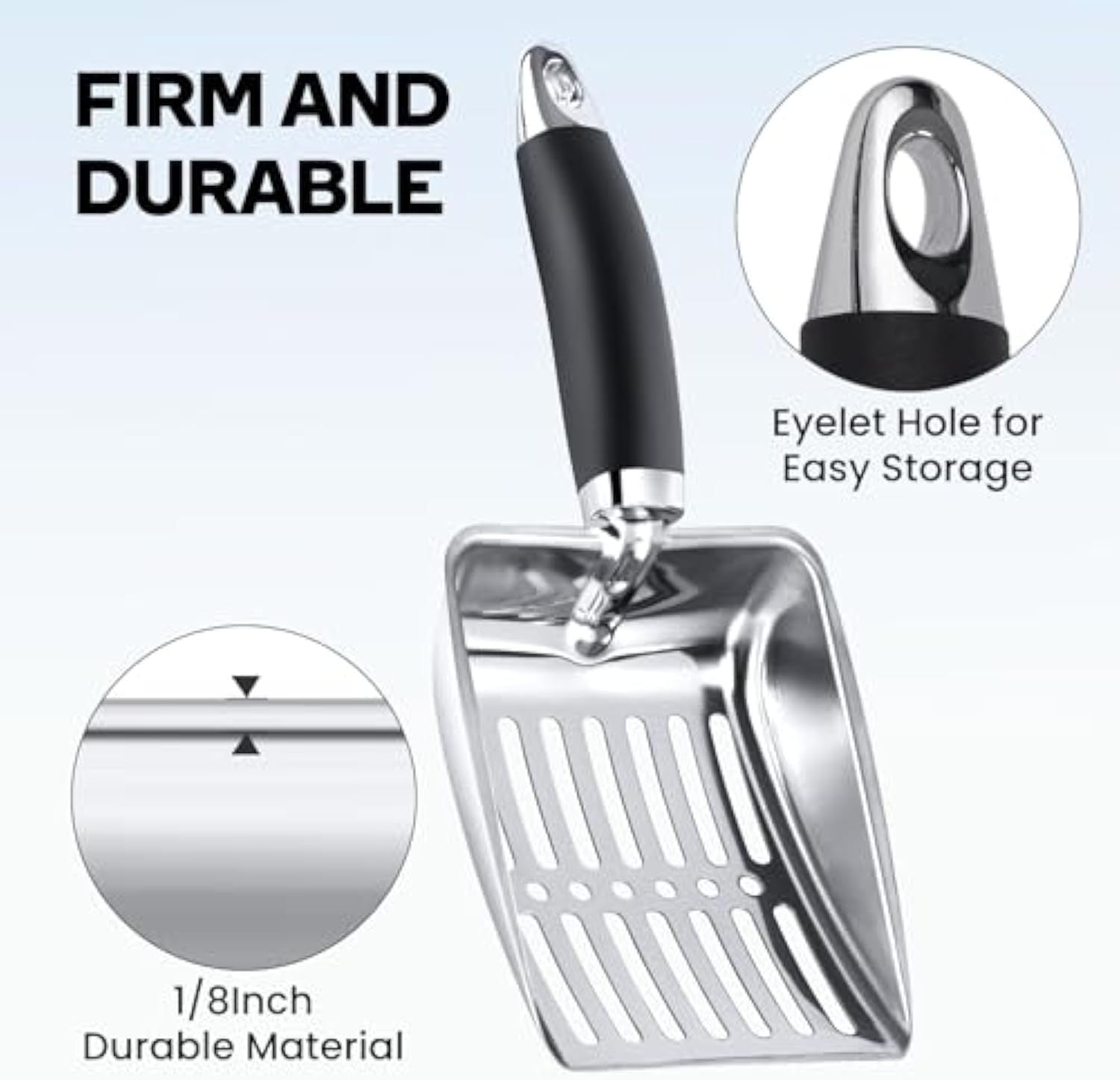 Stainless Steel Kitty Scoop – Durable & Reliable