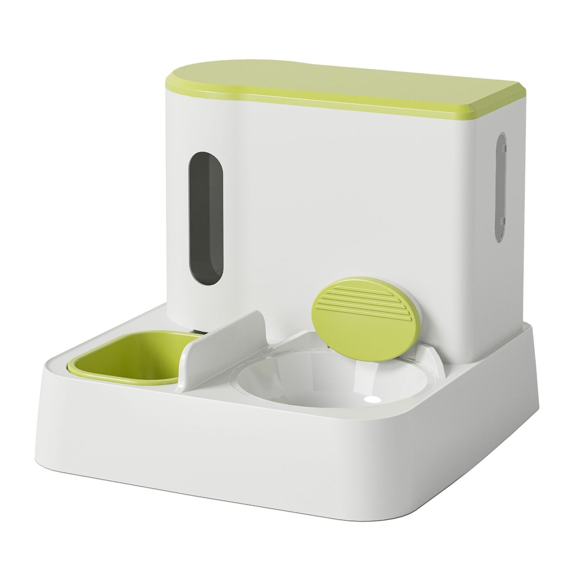 One Device Feeds & Hydrates – Dual Bowl Pet System